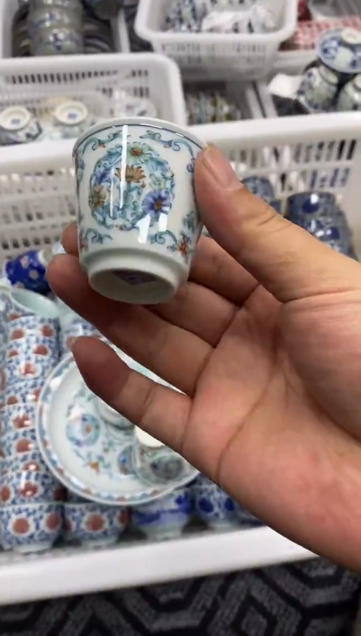 陶瓷景德陶瓷茶具容量约60