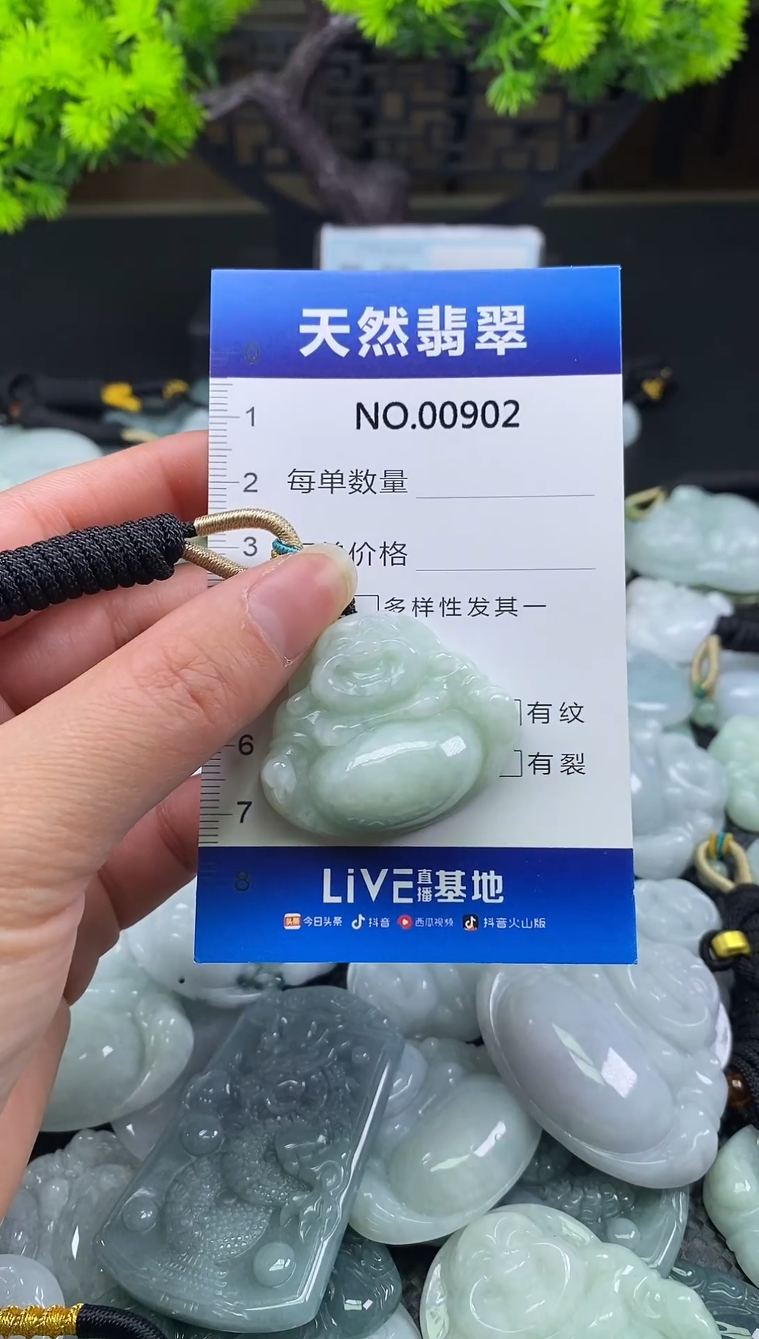 颈饰未镶嵌翡翠天然缅甸翡翠902