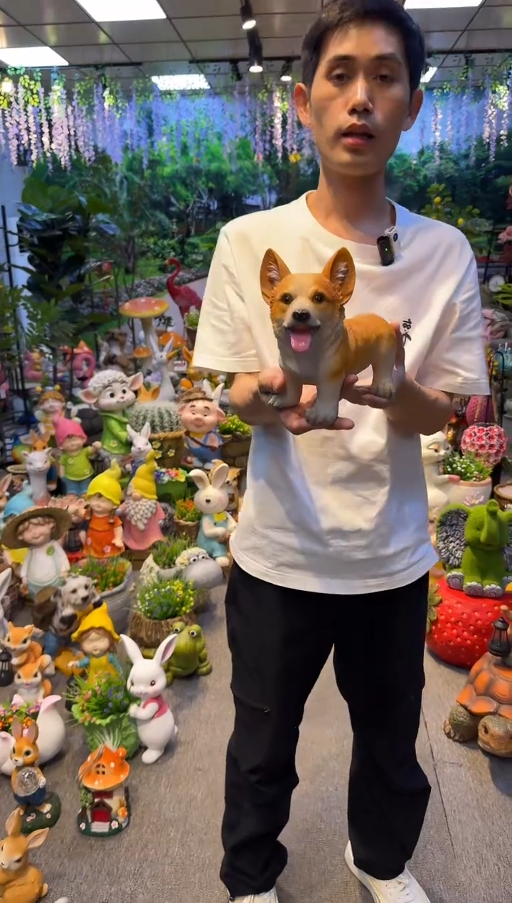 陶瓷花园庭院摆件&00&