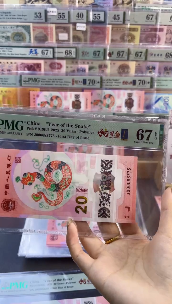 【闪购商品】塑料蛇司令首日标 PMG67分尾775