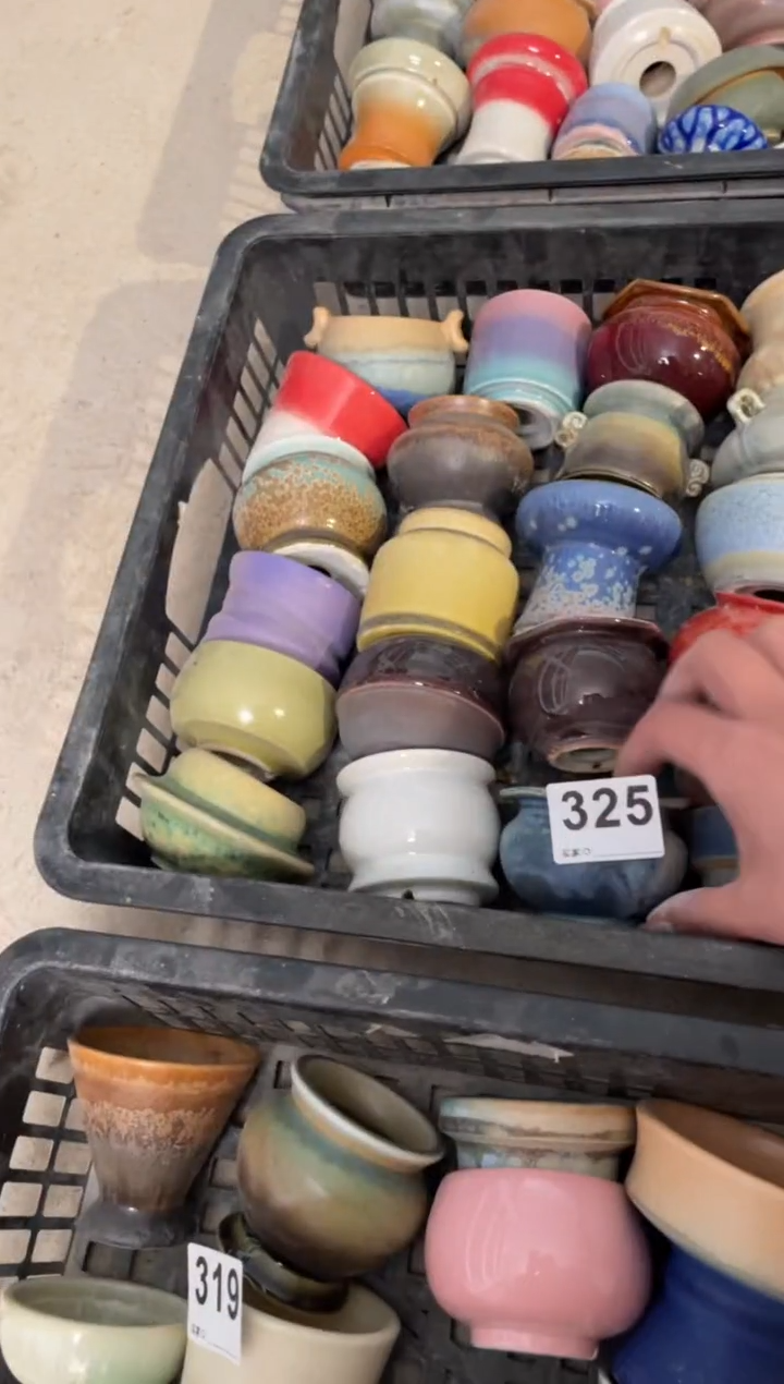 【闪购商品】摆件325微瑕知木小芳花盆