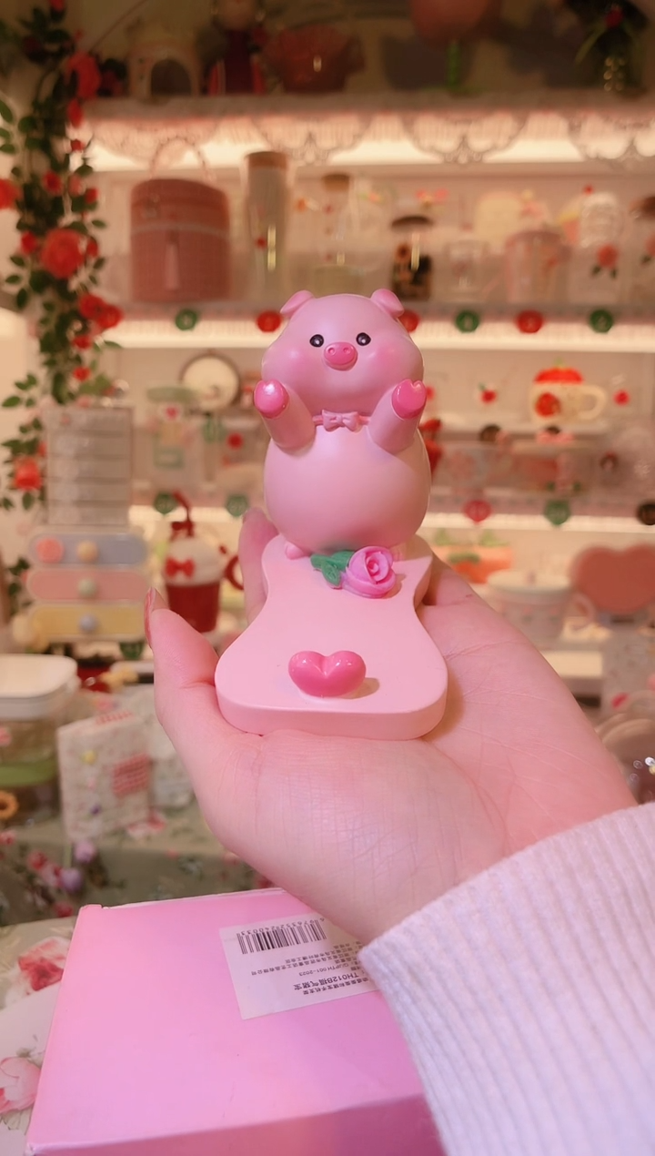 屁屁猪手机支架——手工制作品质好！