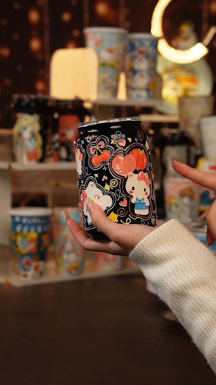 （玉泥）景德镇手工手绘文创陶瓷杯