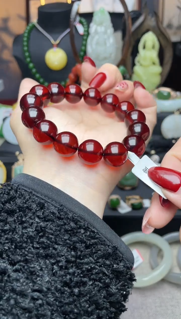 【闪购商品】琥珀手链未镶嵌手串m052