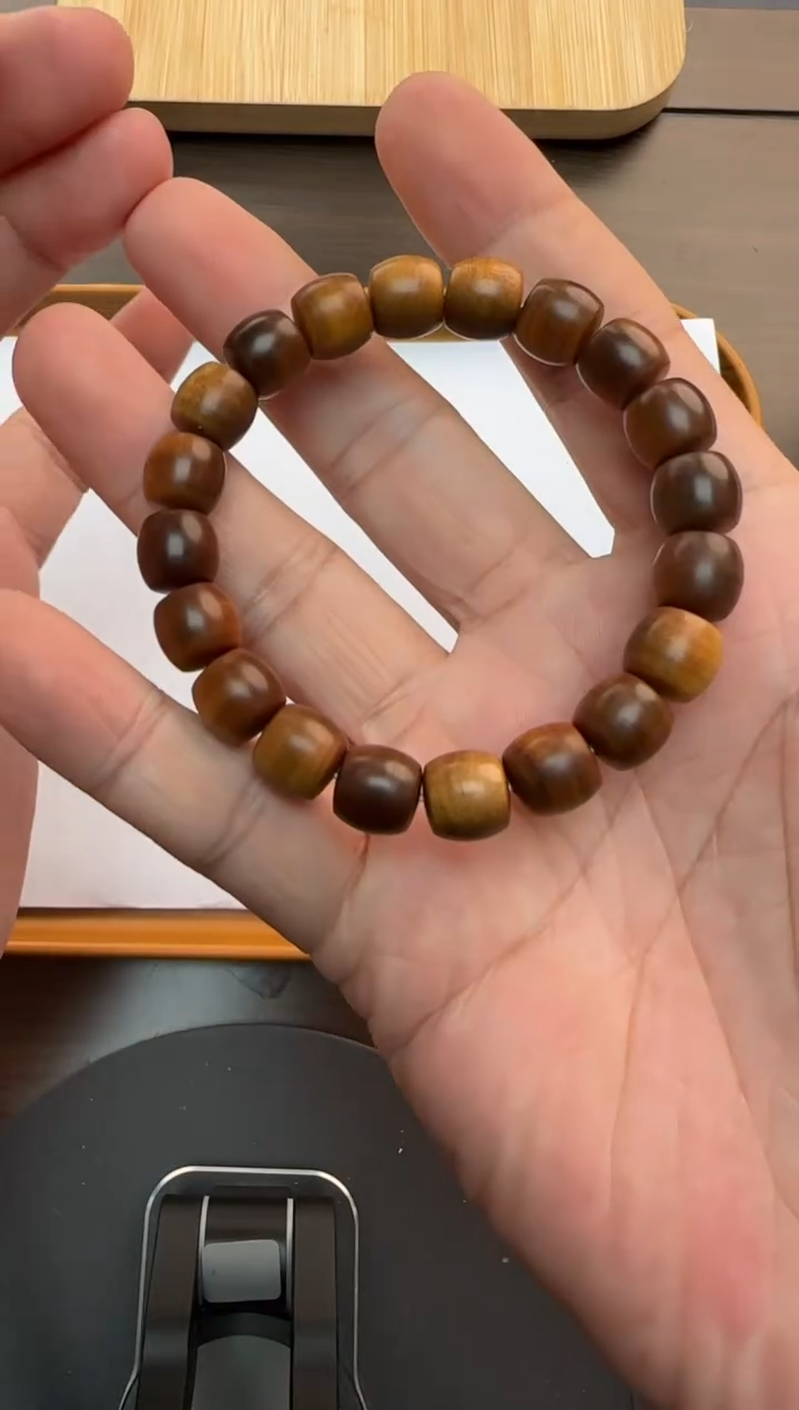 檀香木手串/手链LS36 印度迈索尔正区老山檀