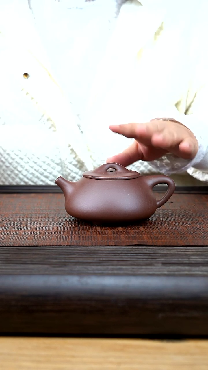 【闪购商品】紫砂茶壶老紫泥 景州中满瓢