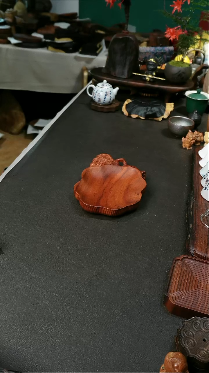 花梨木南瓜果盘 25-15-3cm