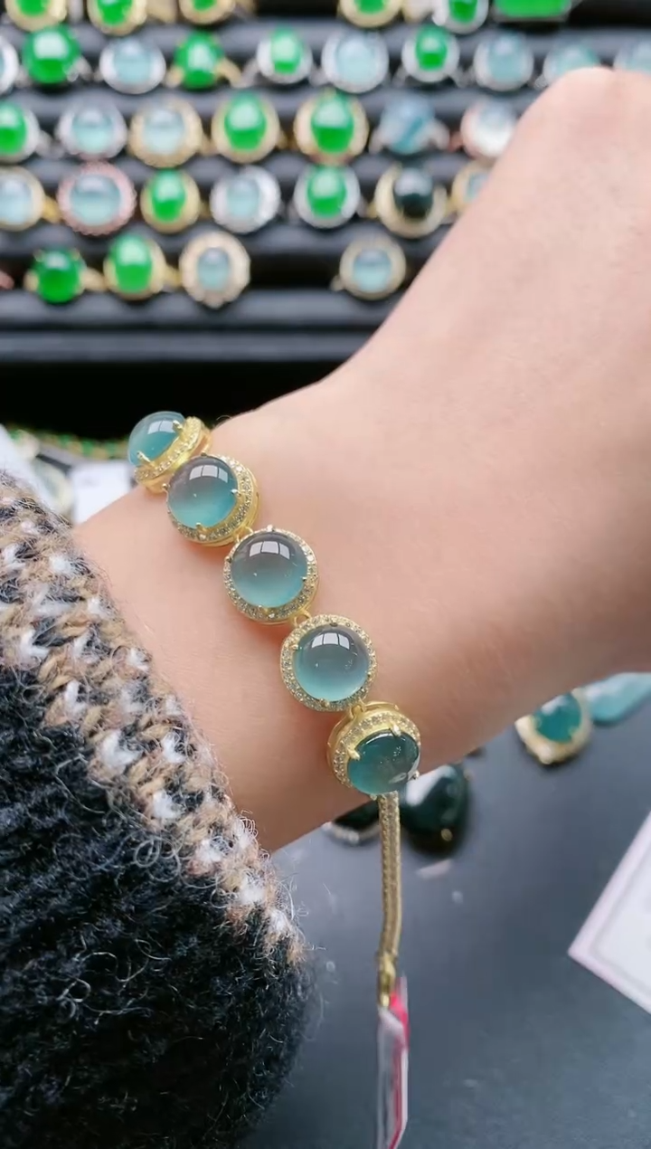 【闪购商品】翡翠戒指银S925镶嵌11111