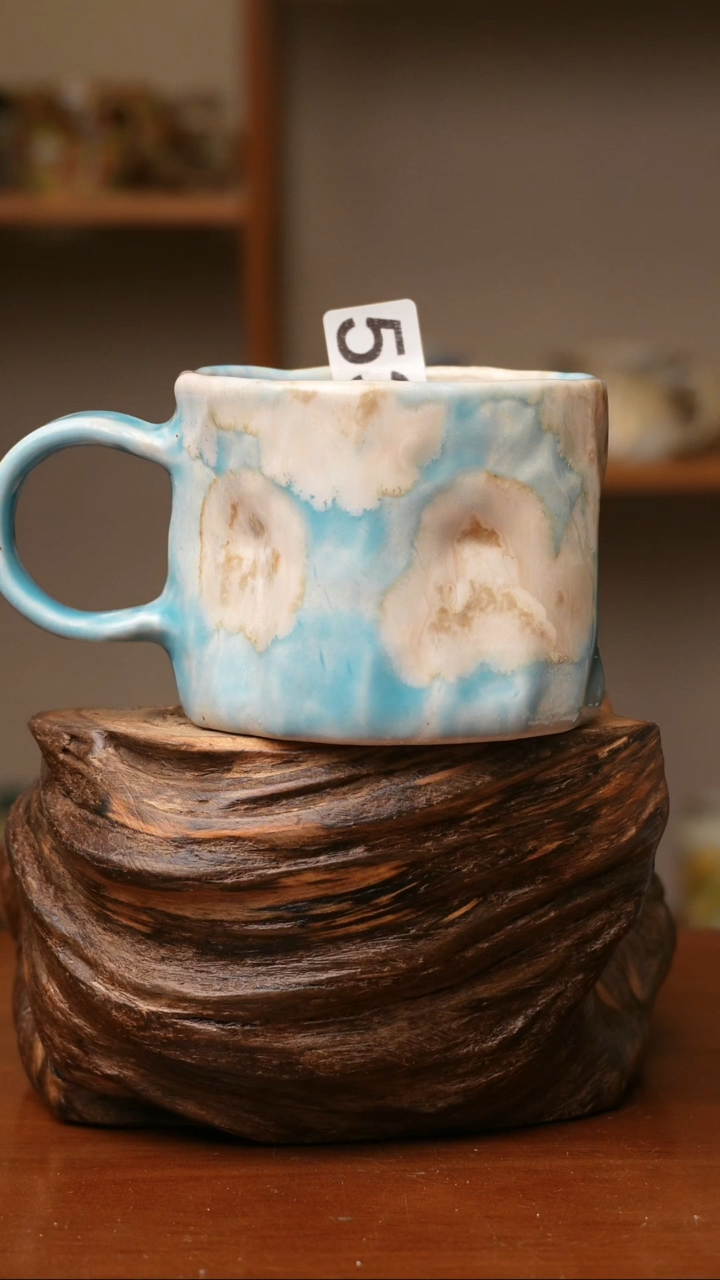 杯子537景德镇手工颜色釉杯子