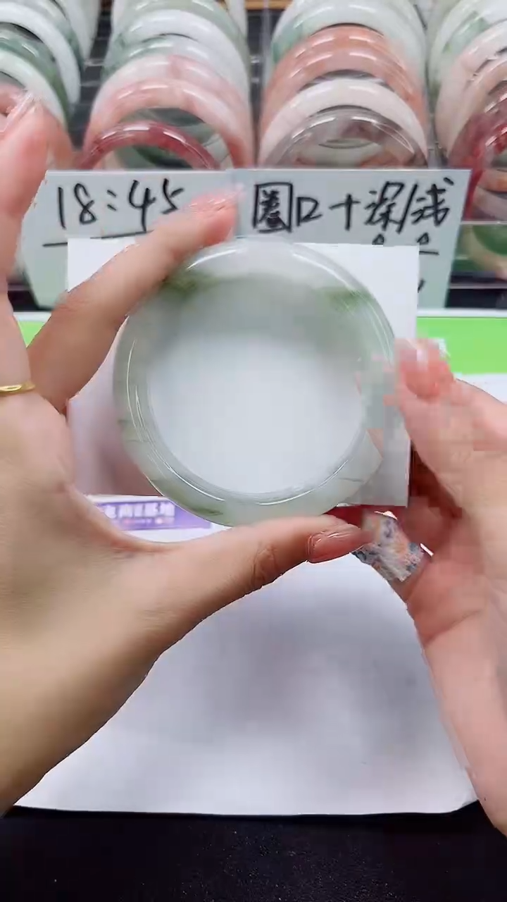 【闪购商品】石英质玉手镯合金A8-58/59