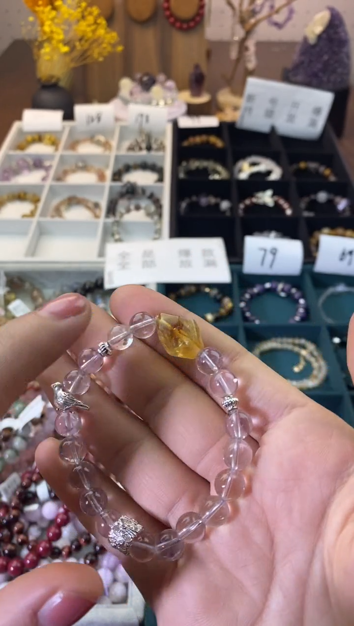 【闪购商品】水晶手链未镶嵌 水晶 手链