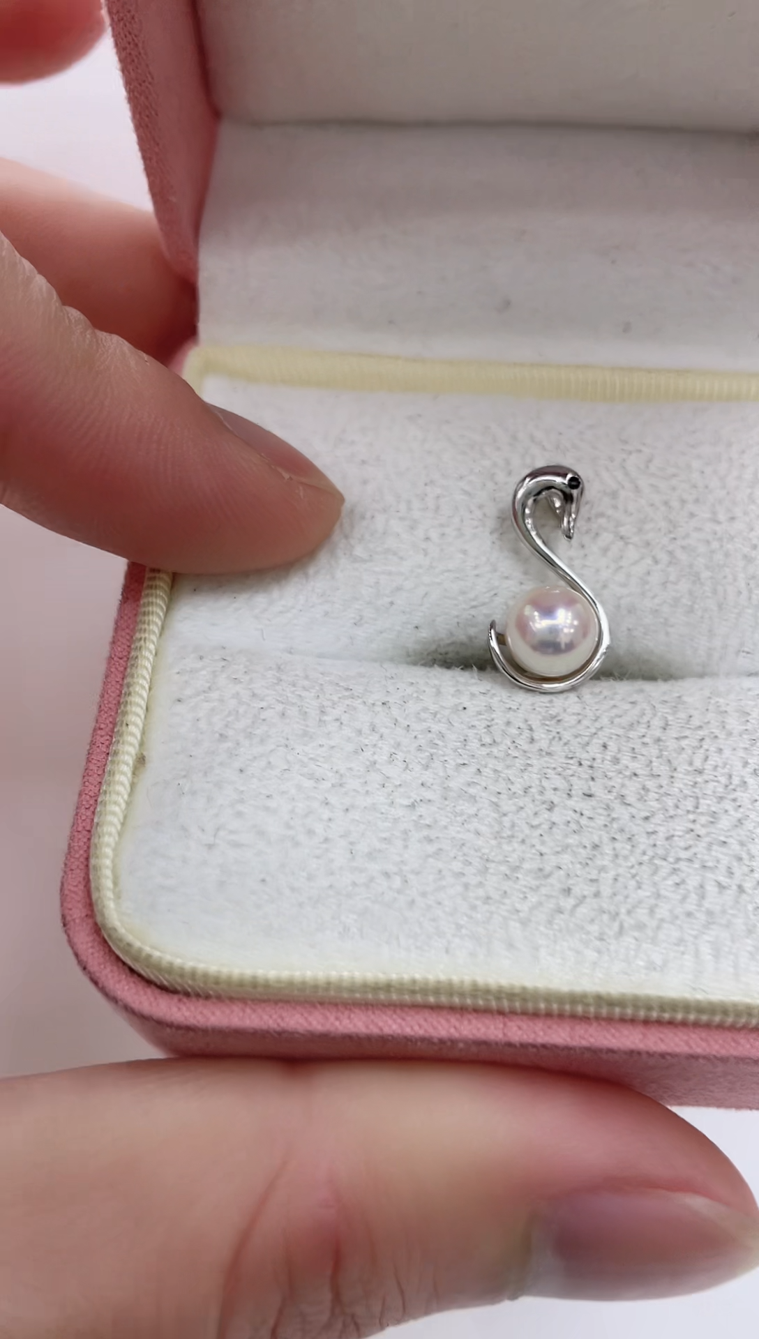 【闪购商品】海水珍珠吊坠(不含链)银S925镶嵌海水珍珠吊坠