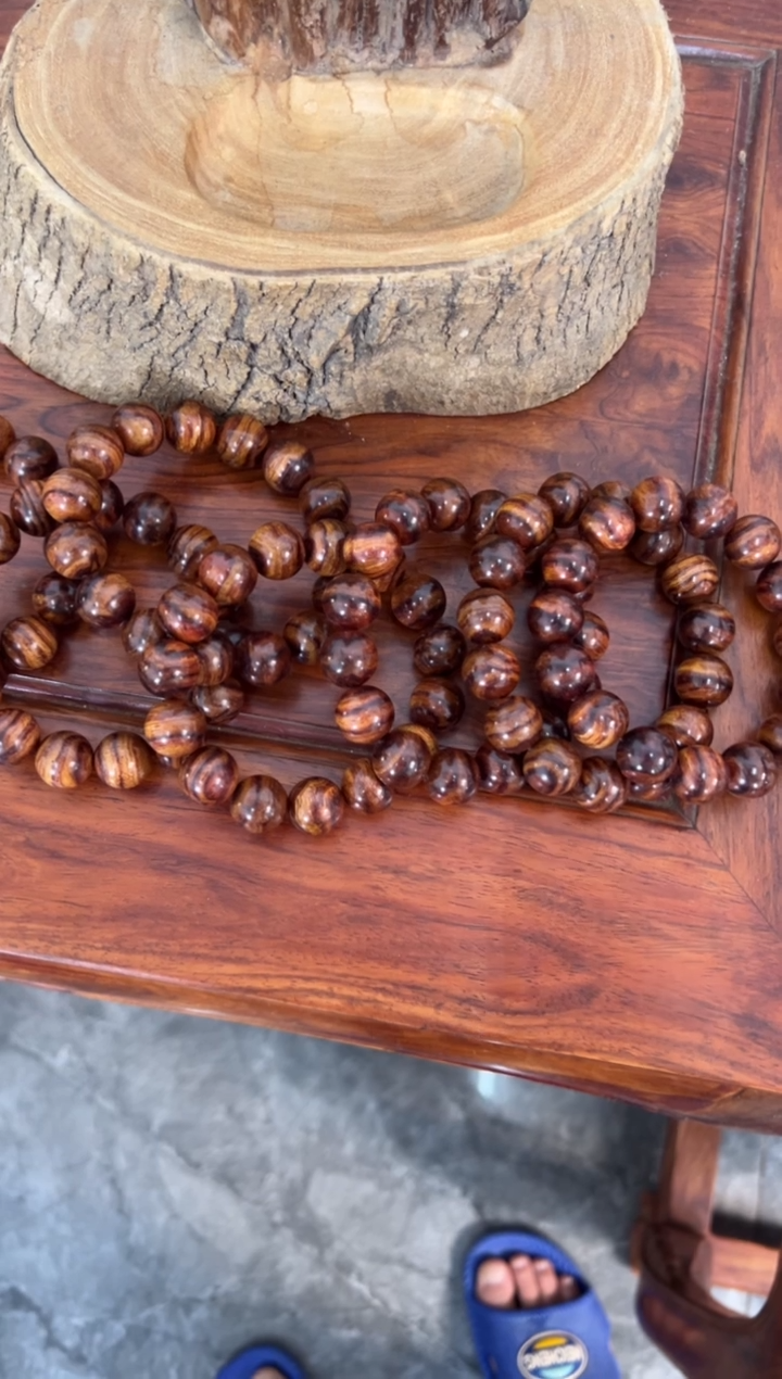 手串/手链黄花梨/降香黄檀1.5虎皮纹手串