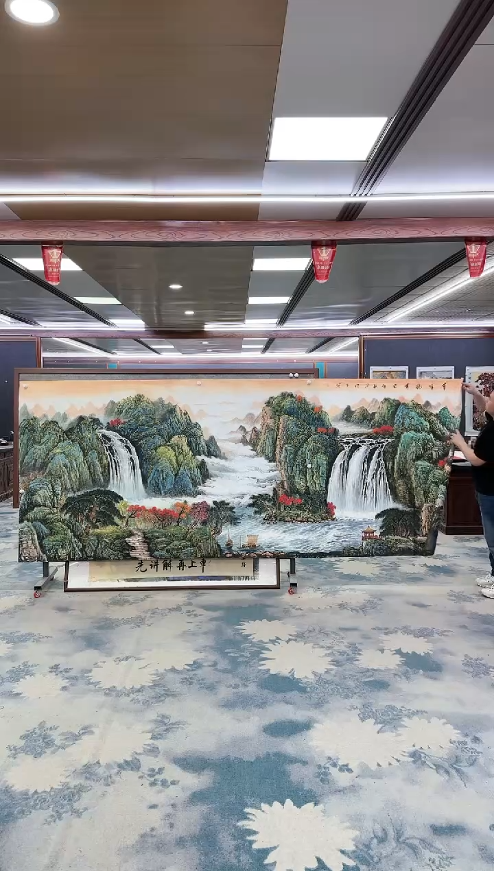 【闪购商品】绘画W-张伦玉-大丈二-山水国画