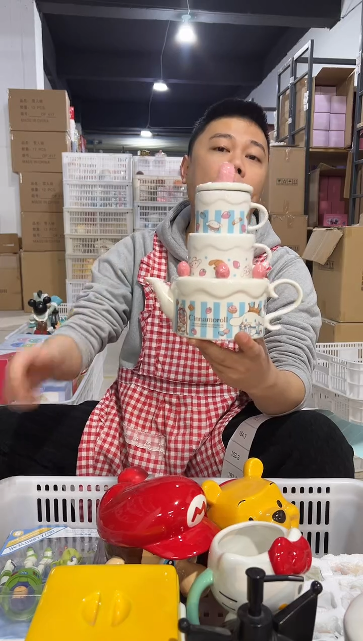 【闪购商品】杯陶瓷玉桂狗蛋糕茶壶