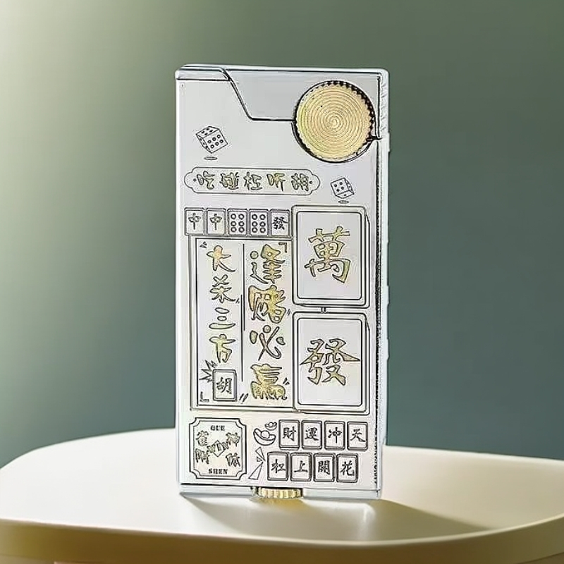 CHIEF/首领【逢赌必赢】金属煤油打火机高品质精美防风