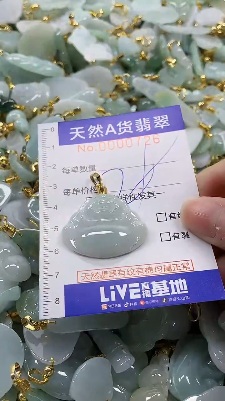 颈饰未镶嵌翡翠纯天然a货翡翠