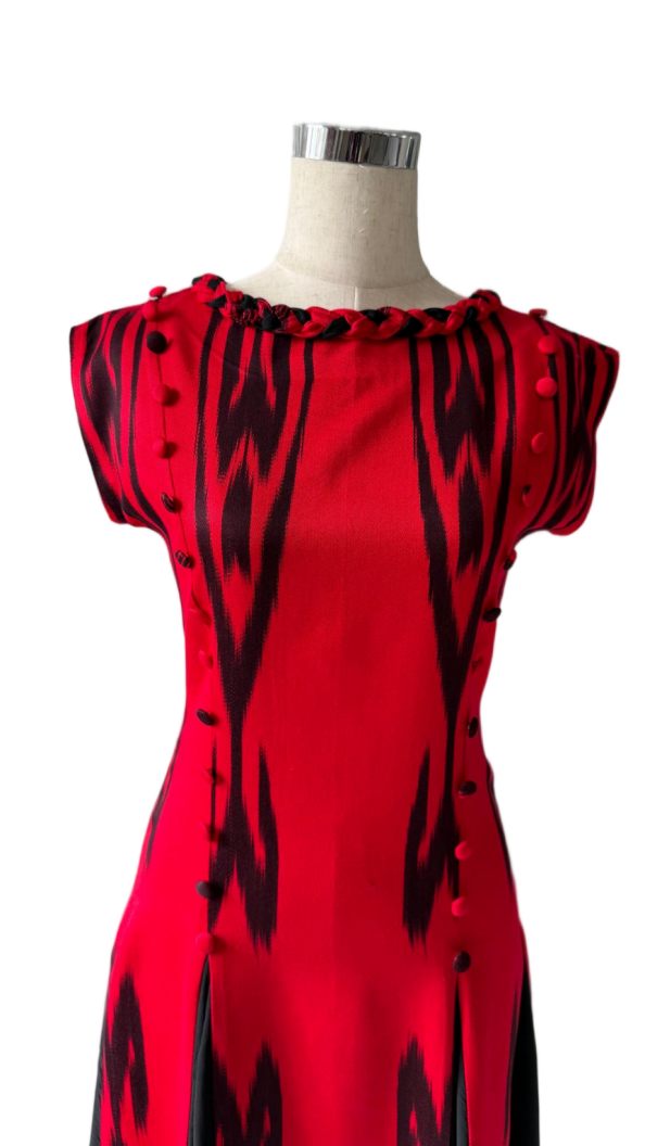 和田atlas红色连衣裙