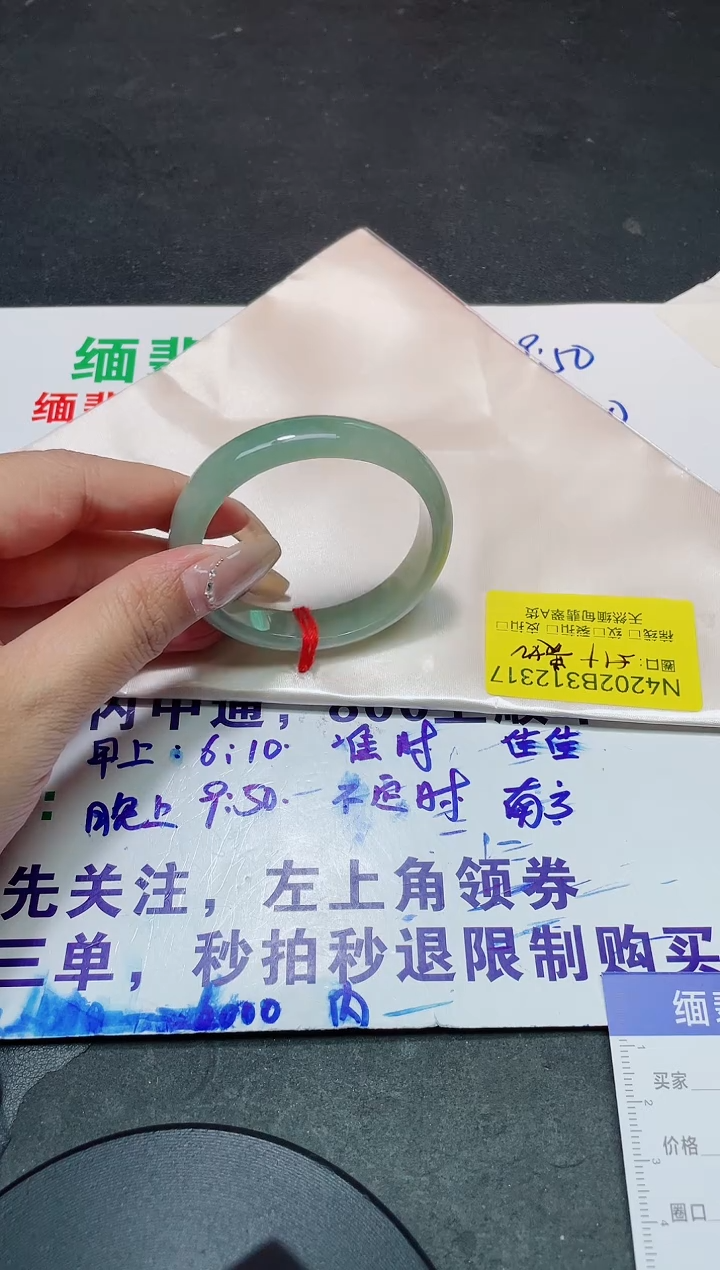 未镶嵌手镯翡翠51+贵/12317