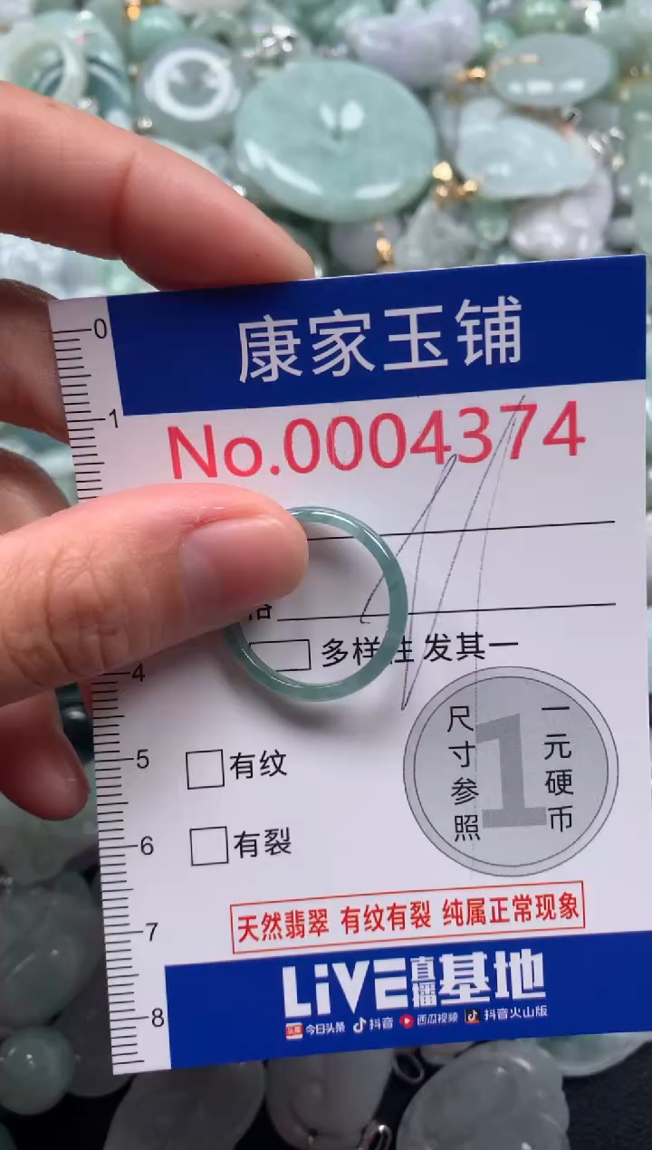 颈饰未镶嵌翡翠4374