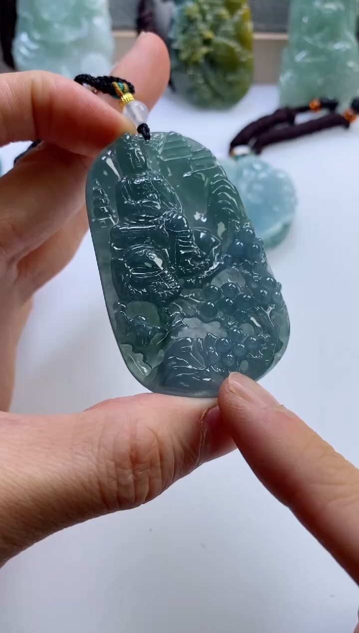 【闪购商品】翡翠挂件未镶嵌