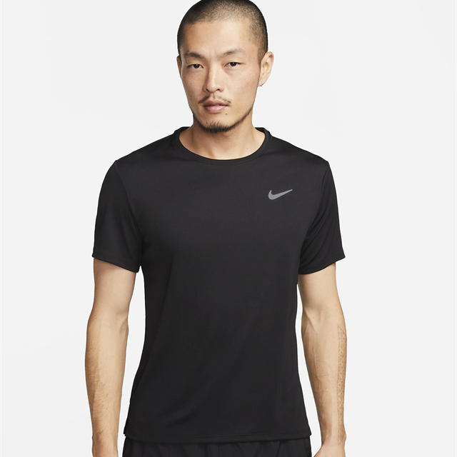NIKE/耐克Dri-FIT UV Miler男子跑步透气防晒速干短袖DV9316010