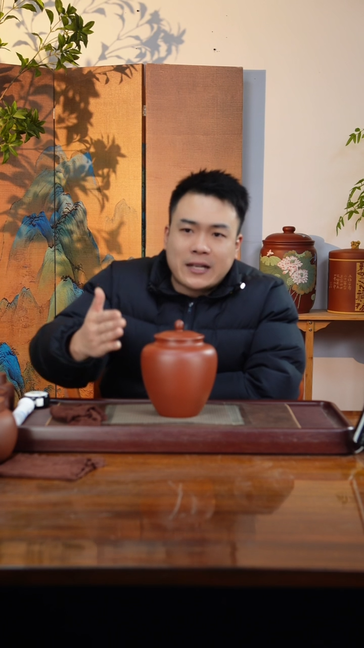 宜兴原矿紫砂茶叶罐