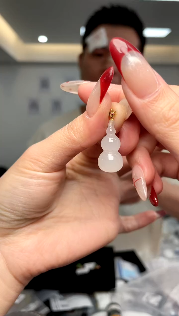 【闪购商品】和田玉·18K金镶嵌（多样性单个发货）