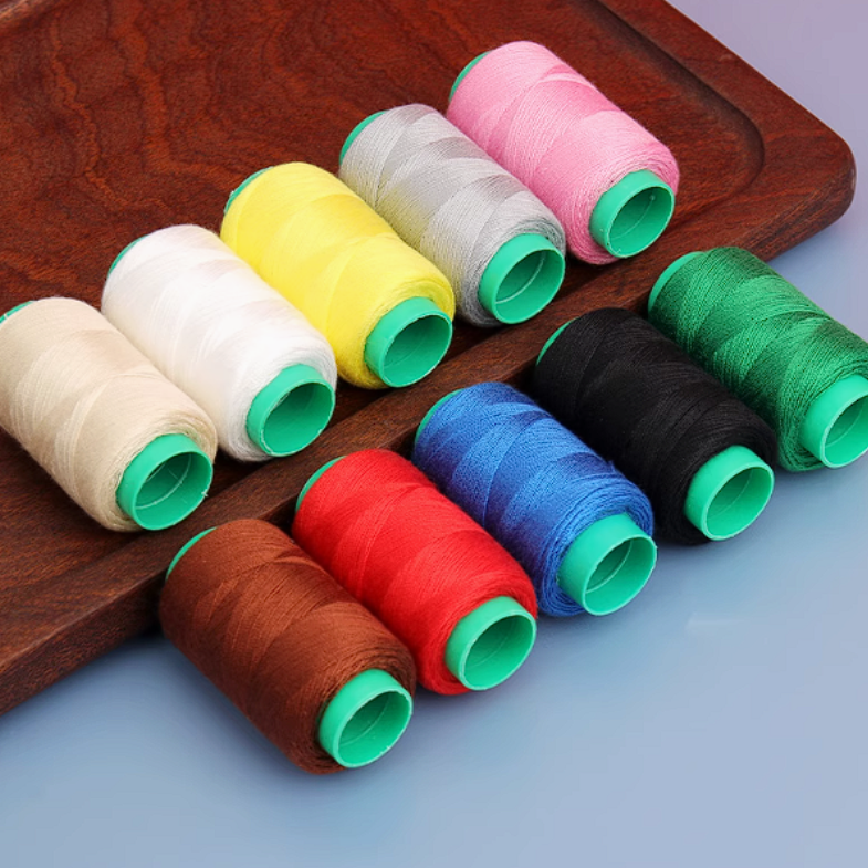 3黑3白4彩共10卷缝纫线新货到店多色缝纫线手工缝衣服