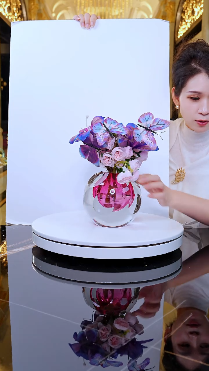 摆件YB00847金红艺术香薰瓶