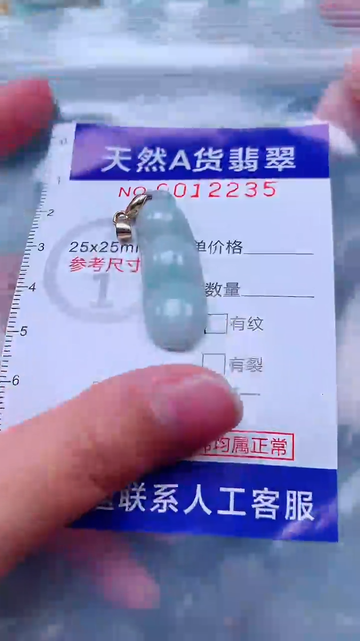 吊坠(不含链)未镶嵌翡翠1