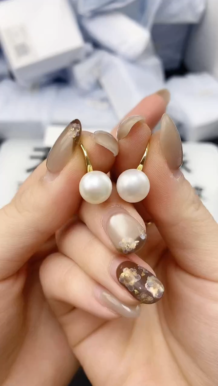 未镶嵌耳饰淡水珍珠ED1032