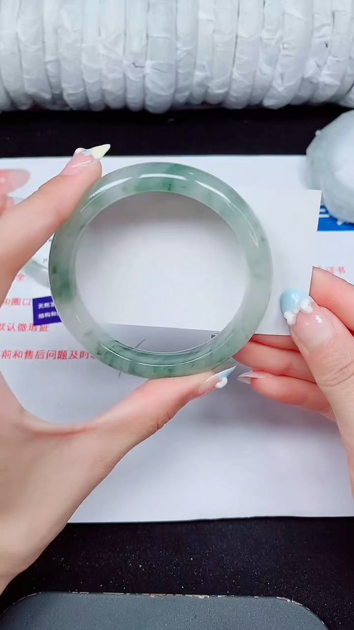 未镶嵌手镯石英质玉411-60/61