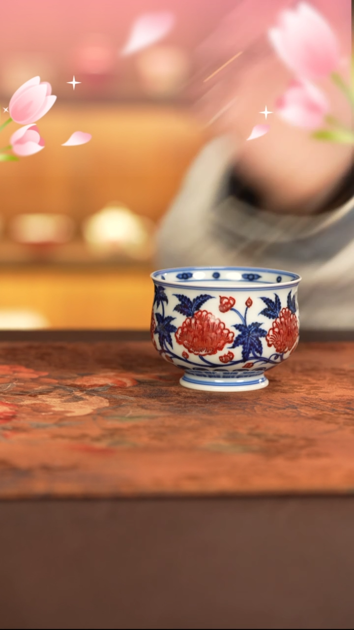 【闪购商品】杯子永明尚玩景德镇手工手绘陶瓷