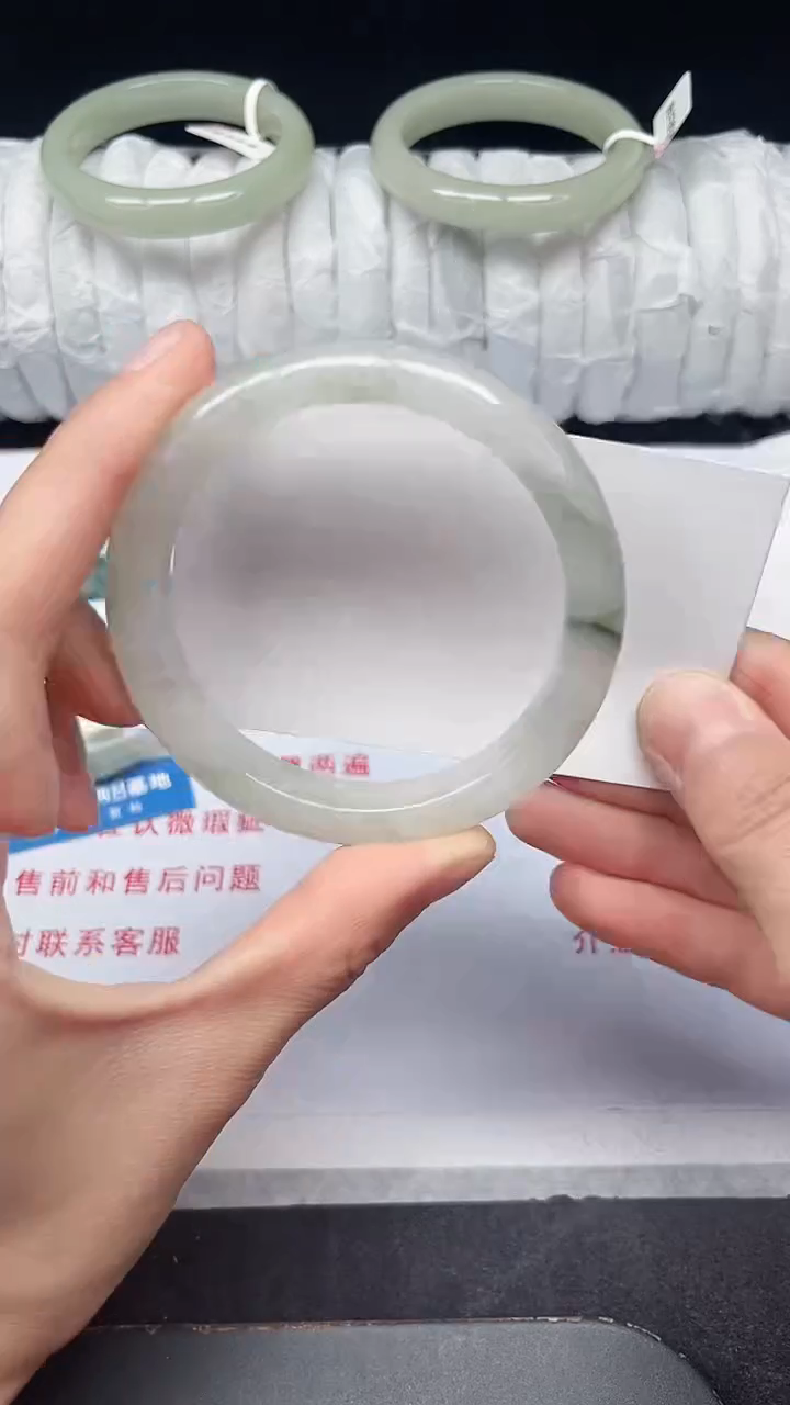 未镶嵌手镯石英质玉196-57/58