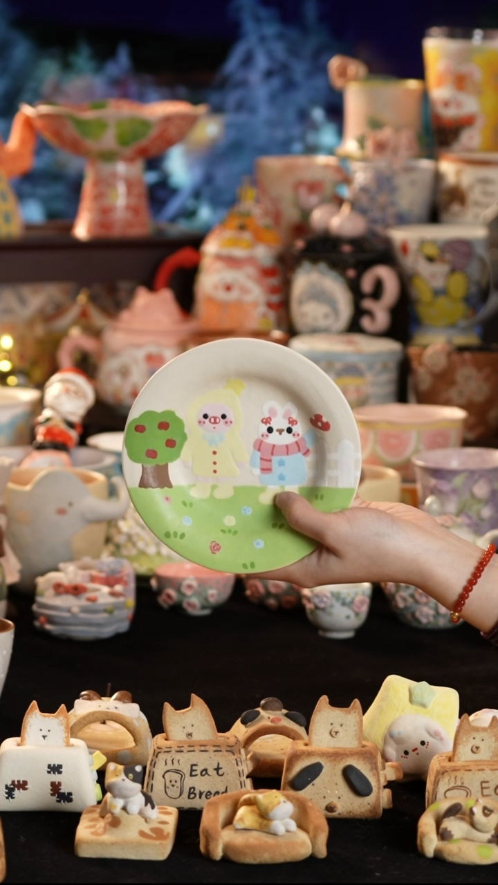 其他陶景德镇釉下彩手绘设计师款陶瓷