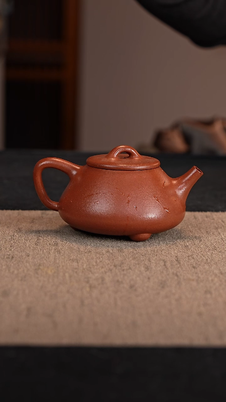 【闪购商品】紫砂茶壶红降坡子冶石瓢
