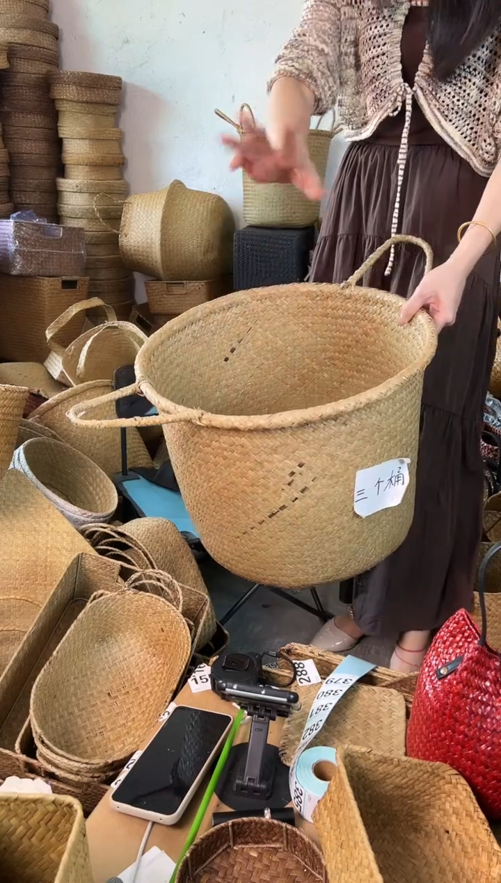 草编草编包/草编收纳盒微瑕疵