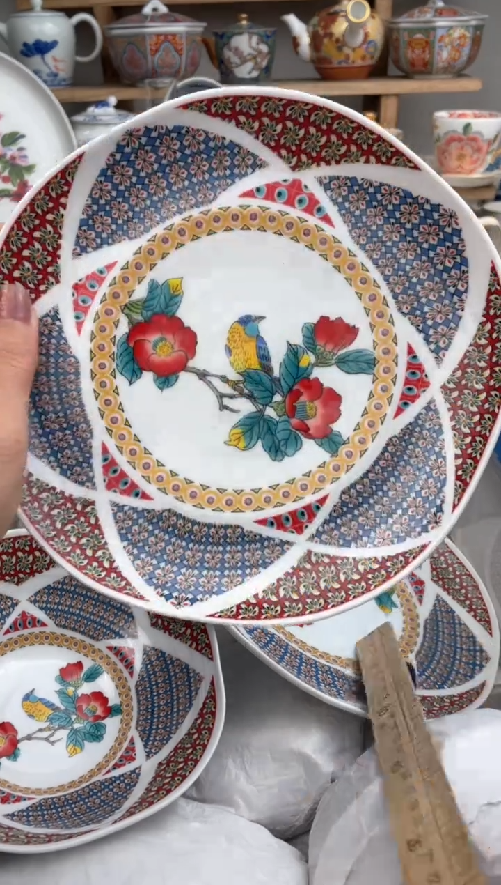 【闪购商品】瓷片盘.默认微瑕，看清尺寸品相再拍