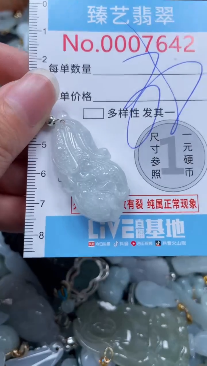 颈饰未镶嵌翡翠7642