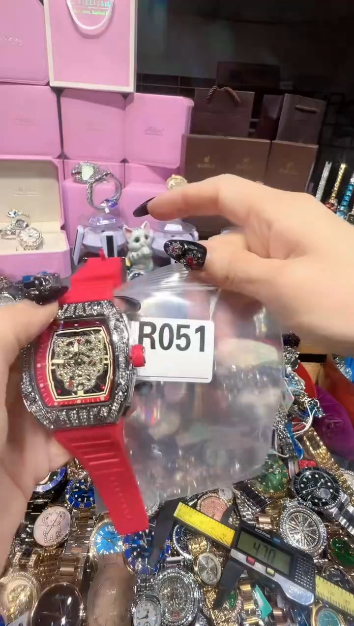 石英机芯不锈钢不锈钢直播定闪专用