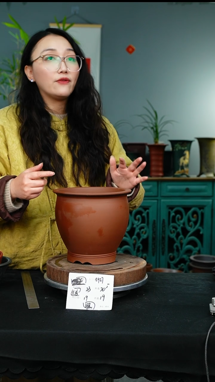 紫砂花盆5928瑕疵&紫砂花盆