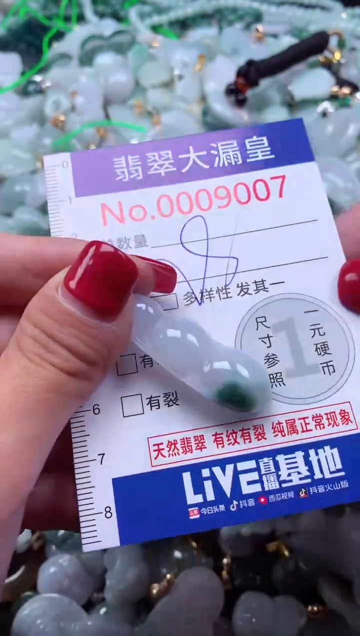 颈饰未镶嵌翡翠8907