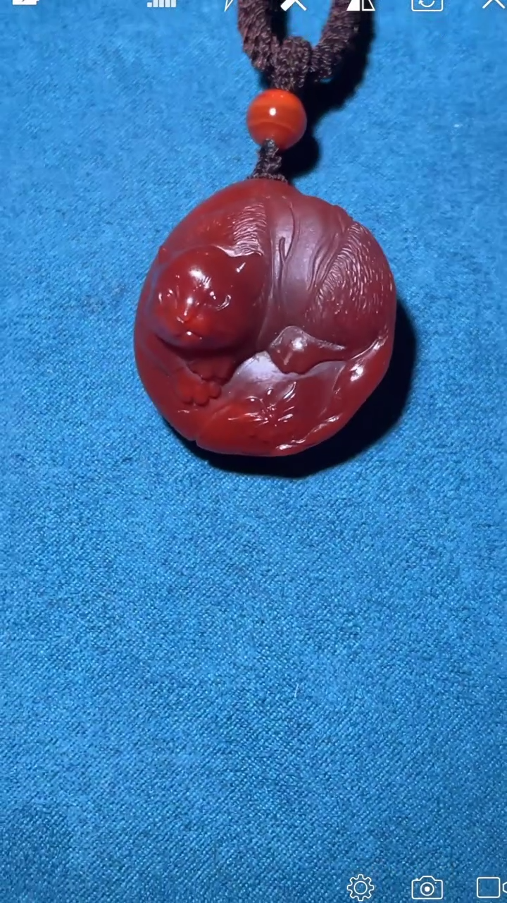 【闪购商品】南红玛瑙HXT未镶嵌耄耋富贵吊坠