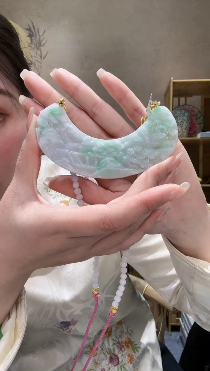 【闪购商品】翡翠颈饰未镶嵌吊坠