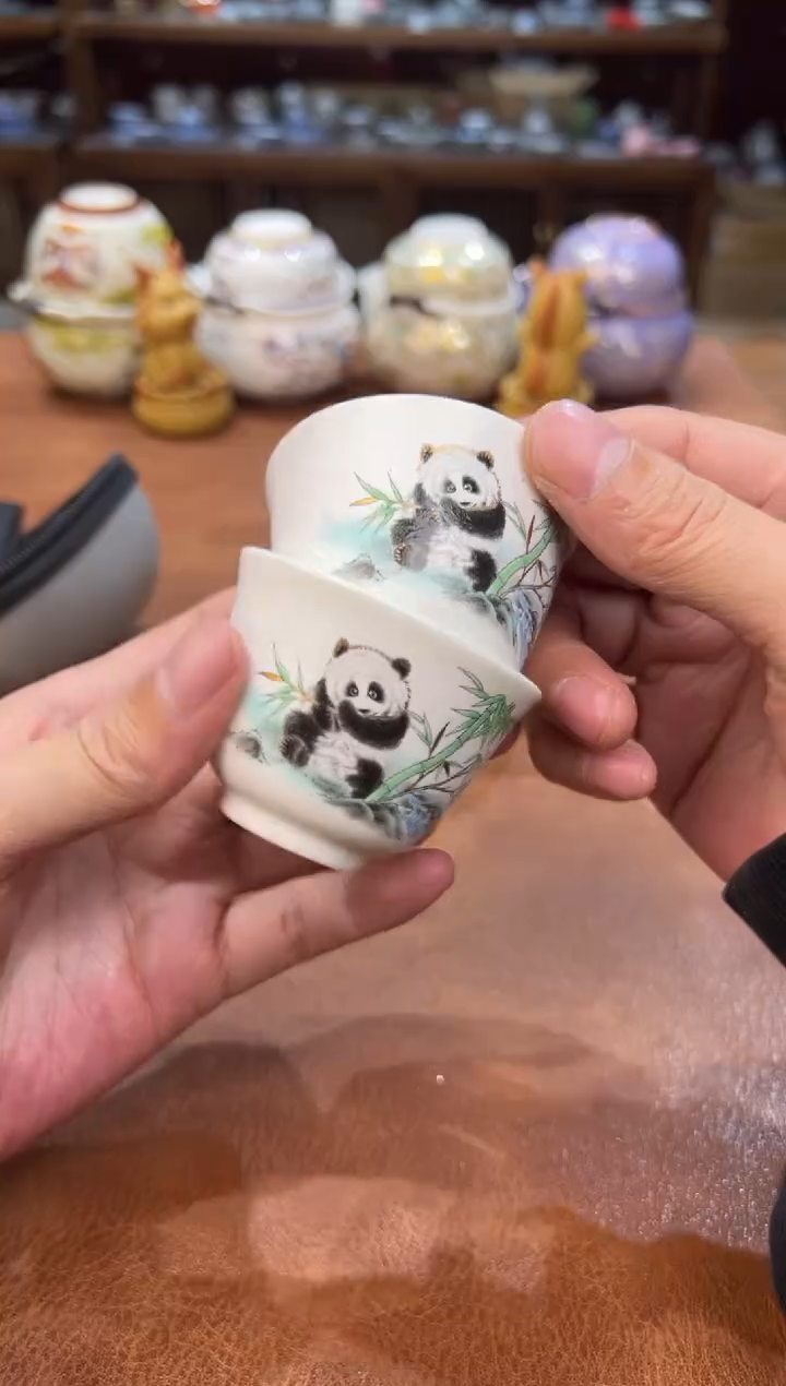 真的很便宜会开片的旅行茶具