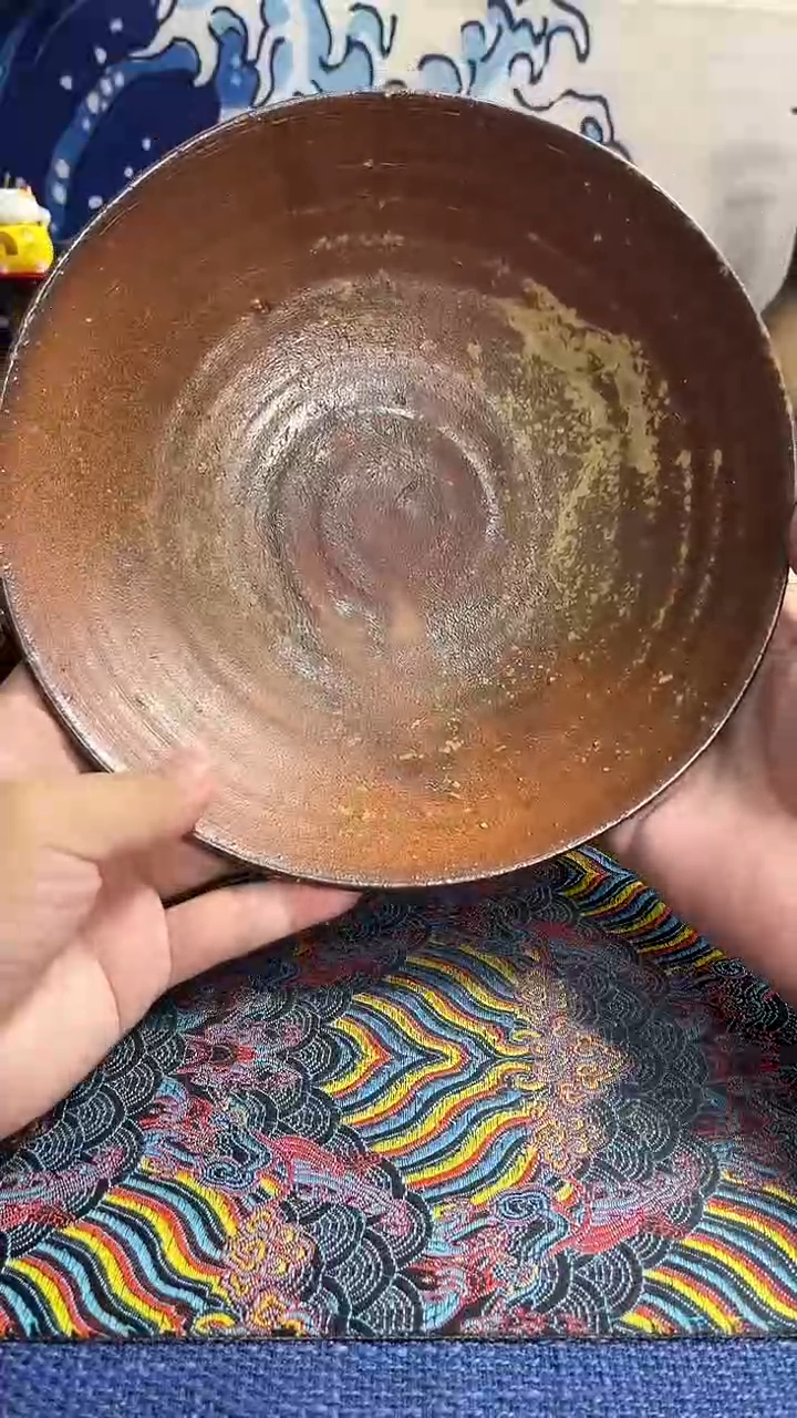森丁斋大碗日式备前烧茶具茶器茶周边