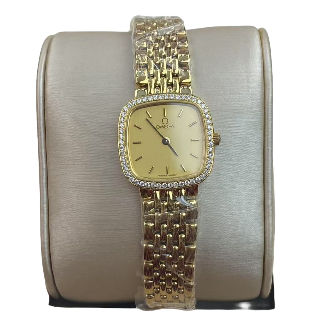 95新 Omega/欧米茄 21*21.5mm石英后钻WTX3171碟飞系列瑞士名表