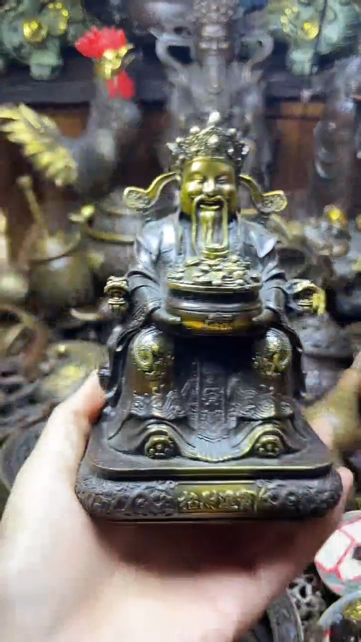 闪购链接，点击下单，有运费险，铜摆件