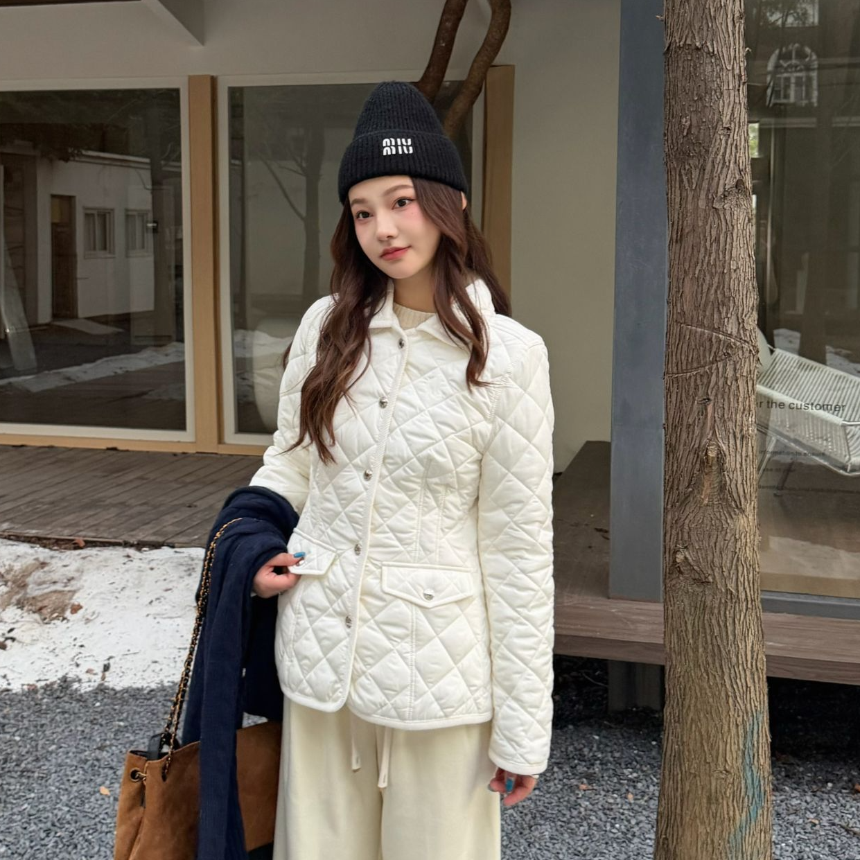 26年秋冬新款yiyi高定白雪公主棉服外套 有口袋款